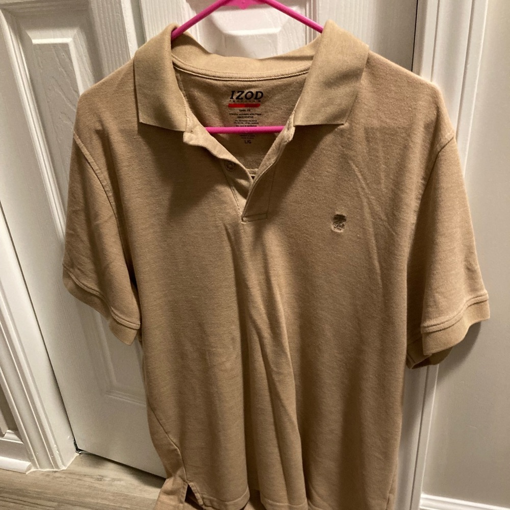 Brown Izod polo